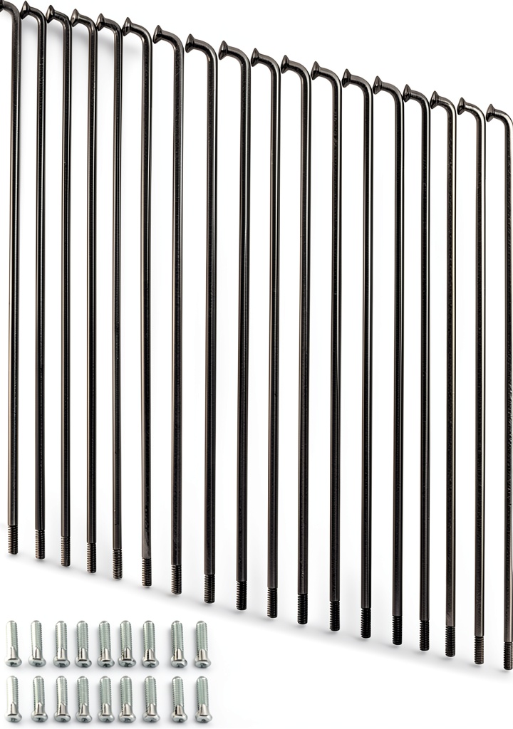 High-quality 12G steel bicycle spokes