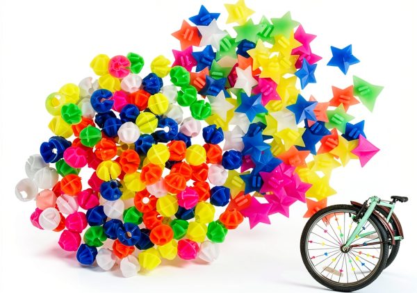 Bike Spoke Decorations YuCool Plastic Round Set-0