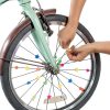 Bike Spoke Decorations YuCool Plastic Round Set-4