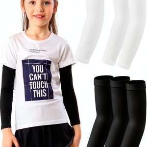 Kids Compression Arm Sleeves Nylon Spandex Unisex-0