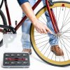 QWORK Bike Spoke Wrench Set Red Hex 10pc-7