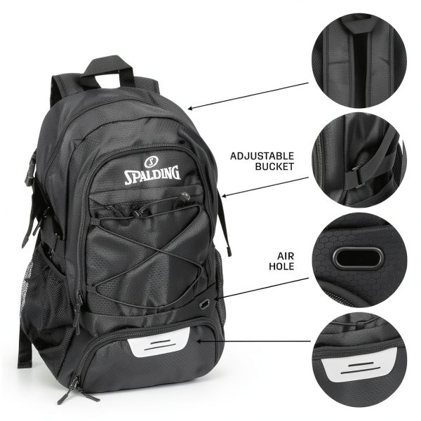 Spalding Basketball Backpack Black Ultimate-2