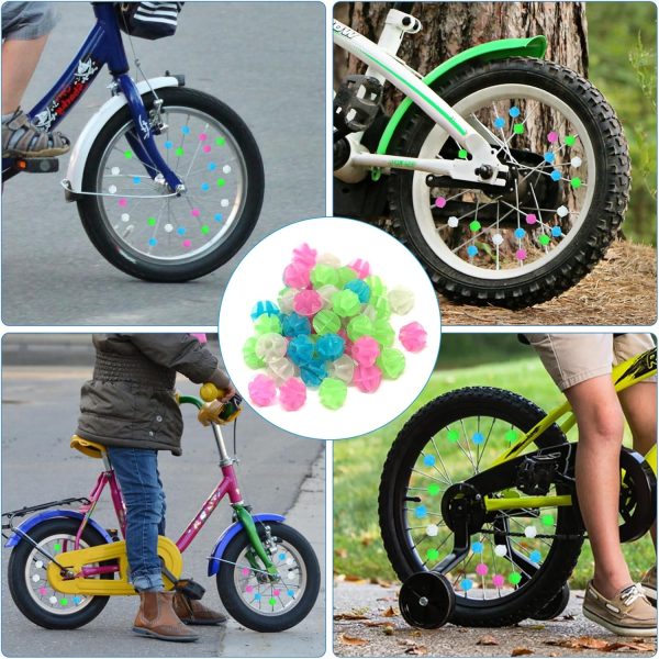 ZooviHyvi Bike Spoke Decorations Plastic-5