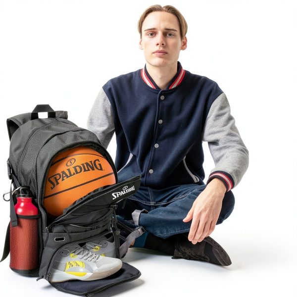 Spalding Basketball Backpack Black Ultimate-7
