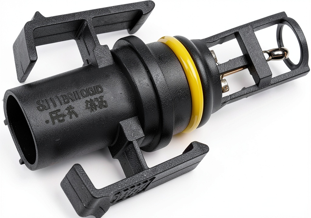 PartCatalog engine manifold temperature sensor installed in a vehicle engine bay