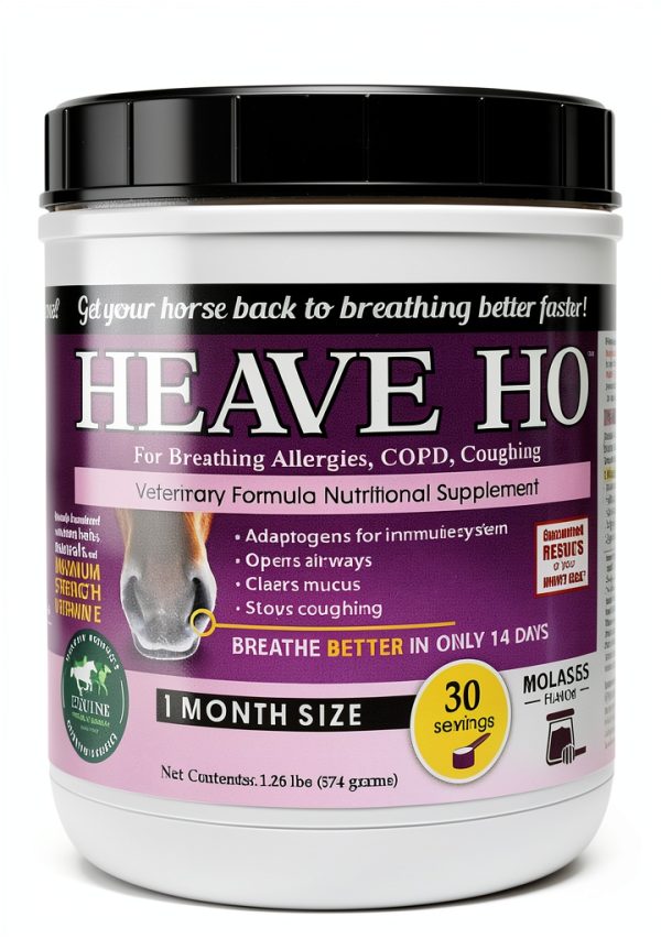 Heave Ho Molasses Horse Breathing Supplement Matthews 30 Servings-0