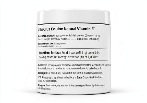 UltraCruz Equine Natural Vitamin E Powder 4 lb Santa Cruz-5