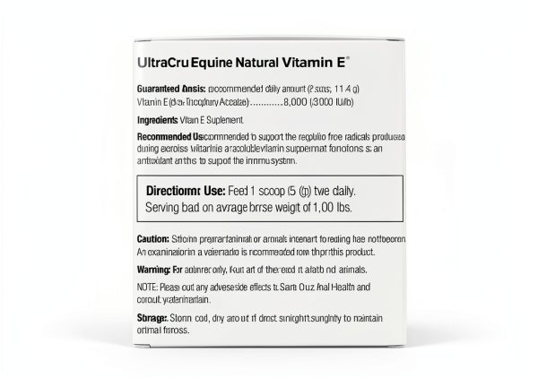 UltraCruz Equine Natural Vitamin E Powder 0.75 lb Horse Supplement-4