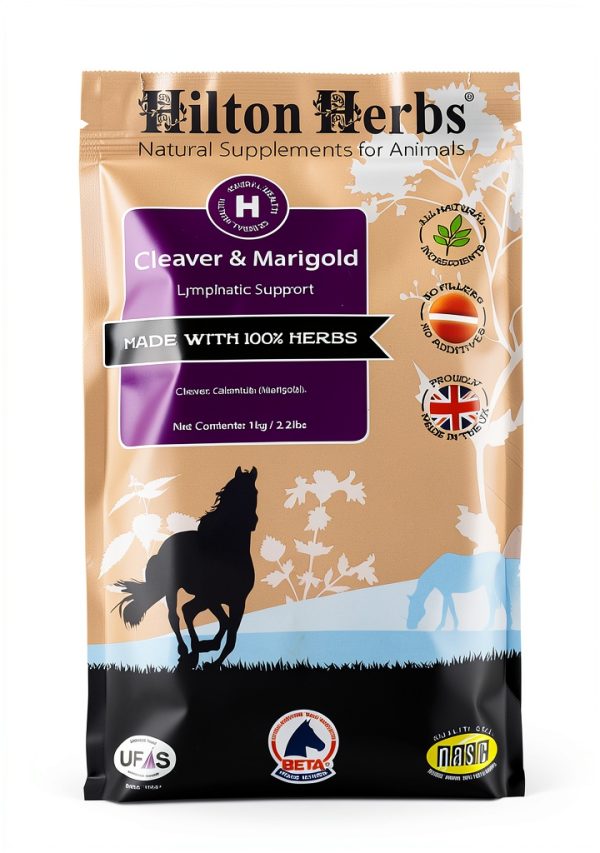 Hilton Herbs Cleavers Marigold Lymphatic Support for Horses – 70009-0