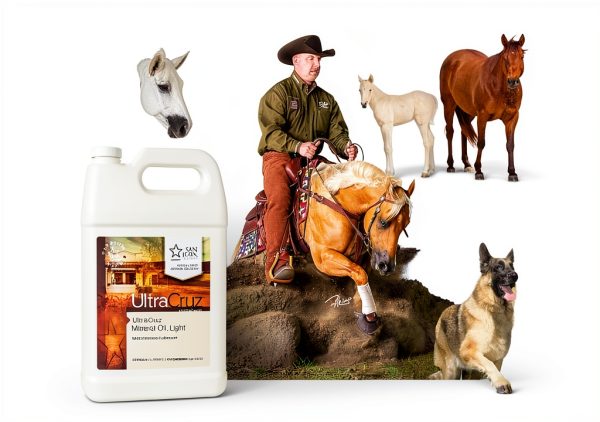 UltraCruz Mineral Oil Light 1 Gallon Horse and Livestock Laxative-3